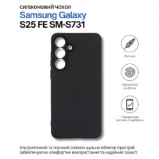 Чехол для мобильного телефона BeCover Silicone Samsung Galaxy S25 FE SM-S731 Black (714388) - Фото