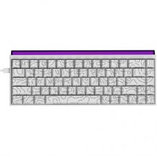 Клавіатура Ajazz NK68 Red Switch USB UA White (NK68-R-S-W) Клавіатура Ajazz NK68 Red Switch USB UA White (NK68-R-S-W) - Фото