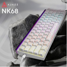 Клавіатура Ajazz NK68 Red Switch USB UA White (NK68-R-S-W) Клавіатура Ajazz NK68 Red Switch USB UA White (NK68-R-S-W) - Фото