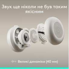 Навушники Logitech Zone Wired 2 USB White (981-001621) - Фото