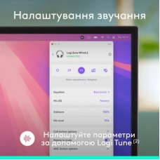 Навушники Logitech Zone Wired 2 USB Rose (981-001620) - Фото