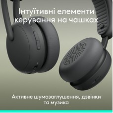 Навушники Logitech Zone Wireless 2 ES Graphite (981-001503) - Фото