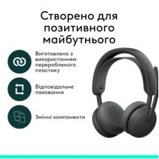 Навушники Logitech Zone Wireless 2 ES Graphite (981-001503) - Фото