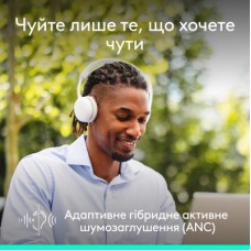 Наушники Logitech Zone Wireless 2 ES Off-White (981-001508) - Фото
