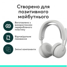 Наушники Logitech Zone Wireless 2 ES Off-White (981-001508) - Фото