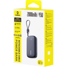 Батарея універсальна Baseus EnerFill FC21 Qpow 3 Ultra 20000 mAh 45 W Black (E0027P00) - Фото