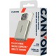Батарея універсальна Canyon 10000 mAh OnPower 511 PD20W Magnetic wireless MagSafe Grey (CNS-CPB511G)