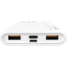 Батарея універсальна Silicon Power 10000 mAh QP15 White (SP10KMAPBKQP150W) - Фото