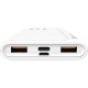 Батарея універсальна Silicon Power 10000 mAh QP15 White (SP10KMAPBKQP150W)