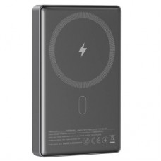Батарея универсальная Sigma X-power SI10A7QL-MAG grey 10000mAh, Magnetic wireless 15W, PD+QC, 20W max (4827798955116) - Фото