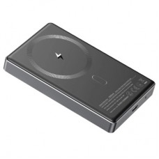Батарея универсальная Sigma X-power SI10A7QL-MAG grey 10000mAh, Magnetic wireless 15W, PD+QC, 20W max (4827798955116) - Фото