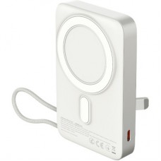 Батарея универсальная Sigma X-power SI10A8QL-MAG silver 10000mAh, Magnetic wireless 15W, charge iWatch, PD+QC, 22,5W max - Фото