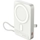 Батарея универсальная Sigma X-power SI10A8QL-MAG silver 10000mAh, Magnetic wireless 15W, charge iWatch, PD+QC, 22,5W max