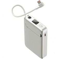 Батарея универсальная Sigma X-power SI10A8QL-MAG silver 10000mAh, Magnetic wireless 15W, charge iWatch, PD+QC, 22,5W max - Фото