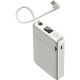Батарея универсальная Sigma X-power SI10A8QL-MAG silver 10000mAh, Magnetic wireless 15W, charge iWatch, PD+QC, 22,5W max