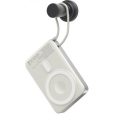 Батарея универсальная Sigma X-power SI10A8QL-MAG silver 10000mAh, Magnetic wireless 15W, charge iWatch, PD+QC, 22,5W max - Фото