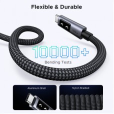 Дата кабель USB-C to USB-C 2.0m PD 100W L509 black Ugreen (35512) - Фото