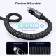 Дата кабель USB-C to USB-C 2.0m PD 100W L509 black Ugreen (35512)