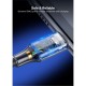 Дата кабель USB 2.0 AM to USB-C 0.25m 3A aluminum braid nickel plating black Ugreen (60124)
