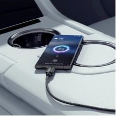 Дата кабель USB 2.0 AM to USB-C 1.0m 100W white Essager (EXC7A-WL02-P) - Фото