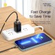 Дата кабель USB 2.0 AM to Lightning 1.0m 2.4A black Essager (EXCL-XC01)