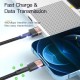 Дата кабель USB 2.0 AM to Lightning 1.0m 2.4A black Essager (EXCL-XC01)