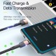 Дата кабель USB 2.0 AM to USB-C 1.0m 7A black Essager (EXCT-XC01)