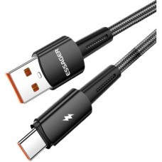 Дата кабель USB 2.0 AM to USB-C 1.0m 120W black Essager (EXC120-CG01-P) - Фото
