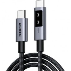Дата кабель USB-C to USB-C 1.0m PD 100W L509 black Ugreen (35501) - Фото