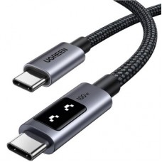 Дата кабель USB-C to USB-C 1.0m PD 100W L509 black Ugreen (35501) - Фото