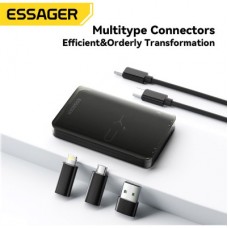 Дата кабель USB charging cable set Treasure box 0.28m Essager (ECJHZ-JH01-P) - Фото
