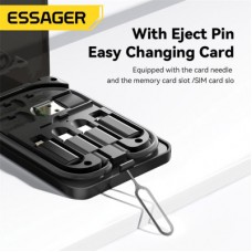 Дата кабель USB charging cable set Treasure box 0.28m Essager (ECJHZ-JH01-P) - Фото