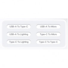 Дата кабель USB charging cable set Treasure box 0.28m Essager (ECJHZ-JH01-P) - Фото