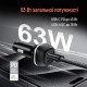Зарядний пристрій ColorWay USB-C PD45W + USB QC3.0 car adapter (CW-CHA067PD-BK)