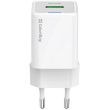 Зарядний пристрій ColorWay USB-C PD20W + 1xUSB QC4.0 white (CW-CHS062PD-WT) - Фото