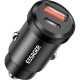 Зарядний пристрій Essager 1xUSB + 1xUSB-C 45 W black (ECCACAC45-TL01-Z)