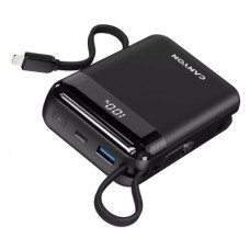 Батарея універсальна Canyon 20000 mAh OnPower 204 PD/20W Built-in Lightning Cable (CNS-CPB204B) - Фото
