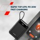 Батарея універсальна Canyon 20000 mAh OnPower 204 PD/20W Built-in Lightning Cable (CNS-CPB204B)