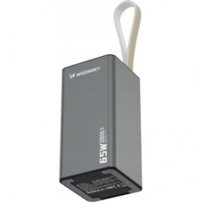Батарея універсальна Wozinsky 30000mAh, K65+ 65 W 30000 mAh 2*USB-C, USB-A (5907769364457) - Фото
