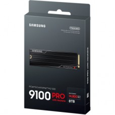 Накопичувач SSD M.2 2280 8 TB 9100 PRO Heatsink Samsung (MZ-VAP8T0CW) - Фото