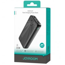 Батарея універсальна JOYROOM 20000 mAh 22,5 W PD, QC/3.0, 2*USB-A, USB-C In/Out Black (JR-PBF16) - Фото