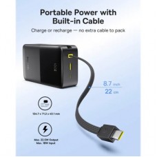 Батарея універсальна Baseus EnerFill FC51 Bipow2 Pro 300000 mAh 22,5W build cab.USB-C black (E0028100) Батарея універсальна Baseus EnerFill FC51 Bipow2 Pro 300000 mAh 22,5W build cab.USB-C black (E0028100) - Фото
