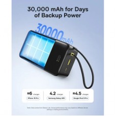 Батарея універсальна Baseus EnerFill FC51 Bipow2 Pro 300000 mAh 22,5W build cab.USB-C black (E0028100) Батарея універсальна Baseus EnerFill FC51 Bipow2 Pro 300000 mAh 22,5W build cab.USB-C black (E0028100) - Фото