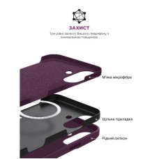 Чохол для мобільного телефона Armorstandart ICON2 MagSafe Apple iPhone 16 Plum (ARM81312) - Фото