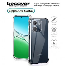 Чехол для мобильного телефона BeCover Anti-Shock Oppo A5x 4G/5G Clear (713814) - Фото