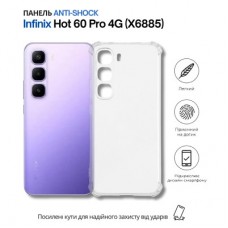 Чехол для мобильного телефона BeCover Anti-Shock Infinix Hot 60 Pro 4G (X6885) Clear (714560) - Фото