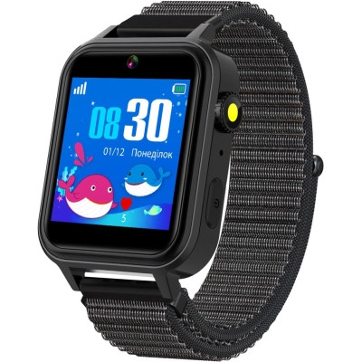 Смарт-часы Amigo GO10S Pro WIFI Чорний Смарт-годинник для дітей (1182491)