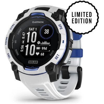 Смарт-годинник Garmin Instinct 3, 45 mm, Solar, Whitestone with Whitestone Band, GPS смарт-годинник (010-02934-03)
