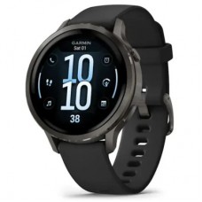 Смарт-часы Garmin Venu 4 (41mm), Black w/ Slate + Black, GPS смарт-годинник (010-03013-02)