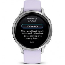 Смарт-годинник Garmin Venu 4 (41 mm), Gray w/Silver + Periwinkle, GPS смарт-годинник (010-03013-01) Смарт-годинник Garmin Venu 4 (41 mm), Gray w/Silver + Periwinkle, GPS смарт-годинник (010-03013-01) - Фото